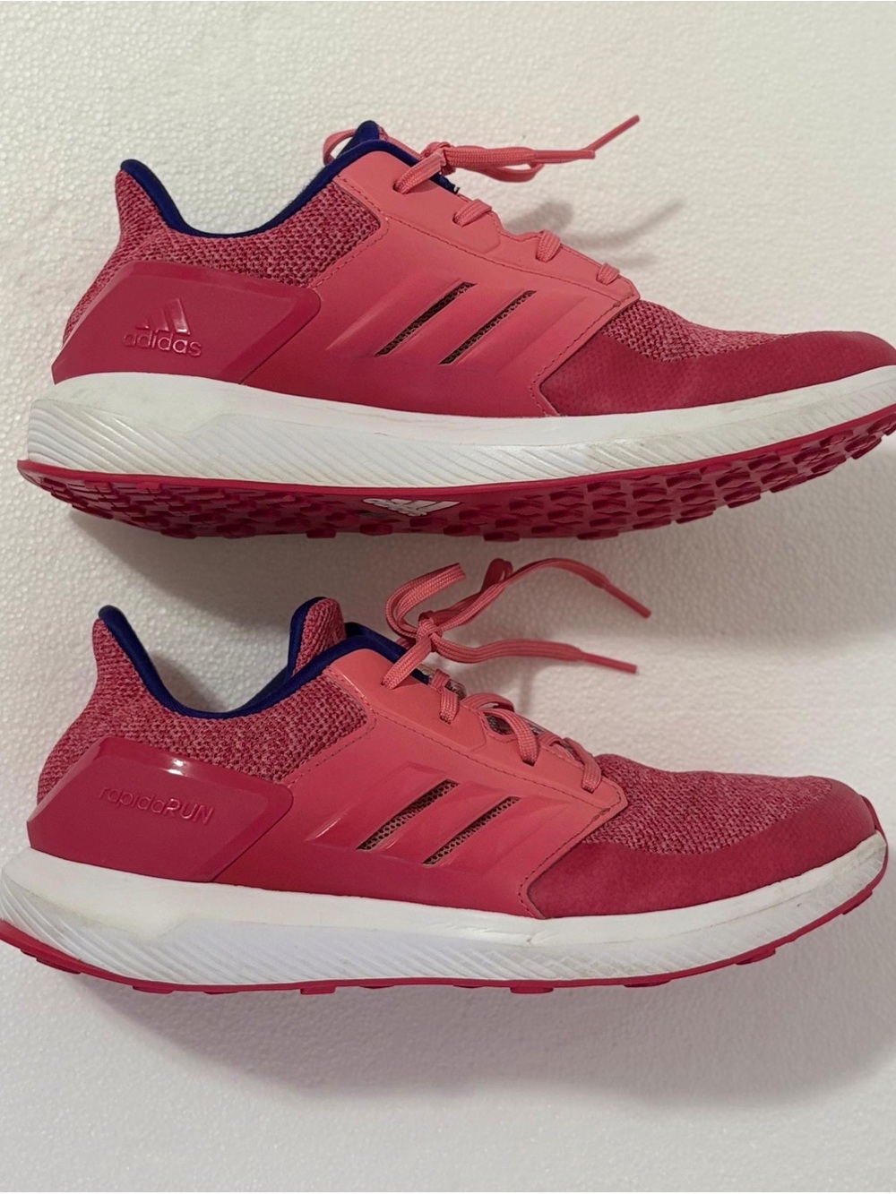 adidas RapidaRun J Kids Girls Size 6Y Pink Vivid Berry Running Shoes